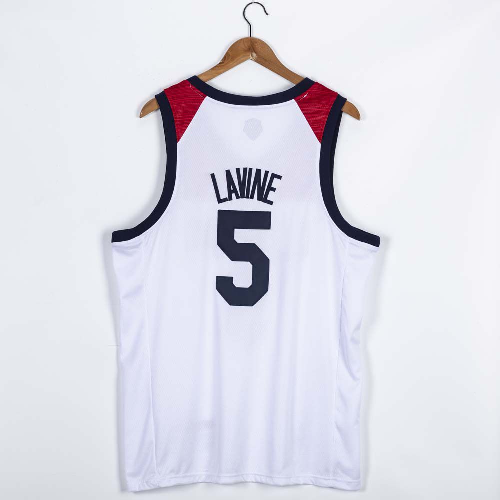 2021 Olympic USA #5 Lavine White Nike NBA Jerseys->more jerseys->NBA Jersey